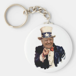 Präsident Donald Trump 2020 Wahlen Uncle Sam Schlüsselanhänger