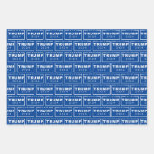 Präsident Donald Trump 2024 Patriotische Weihnacht Geschenkpapier Set (Vorderseite)