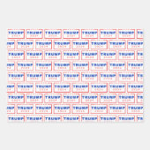 Präsident Donald Trump 2024 Patriotische Weihnacht Geschenkpapier Set (Vorderseite 3)