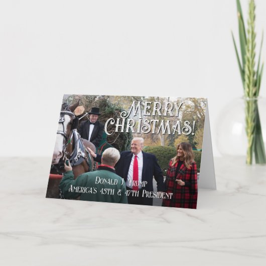 Präsident Donald Trump 2024 Weihnachten (Vorderseite)