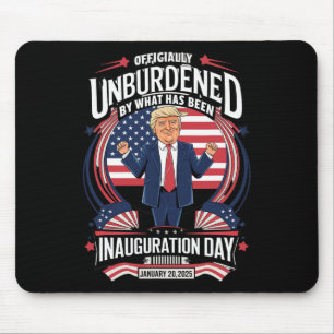 Präsident Donald Trump 2025 wird durch das, was ge Mousepad