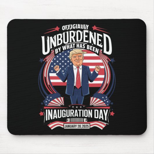 Präsident Donald Trump 2025 wird durch das, was ge Mousepad (Vorne)