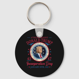 Präsident Donald Trump 45 47 Jan 20 2025 Einweihun Schlüsselanhänger
