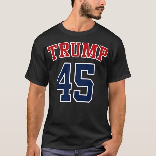 Präsident Donald Trump 45 Amtseinführung T-Shirt (Vorderseite)