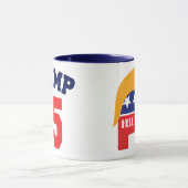 Präsident Donald Trump 45 Elephant Hair Hell Yeah Tasse (Zentrum)