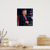 Präsident Donald Trump 4. Juli 2020 & Sig Poster (Küche)