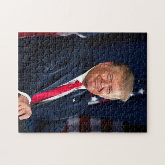Präsident Donald Trump 4. Juli 2020 & Sig Puzzle (Horizontal)