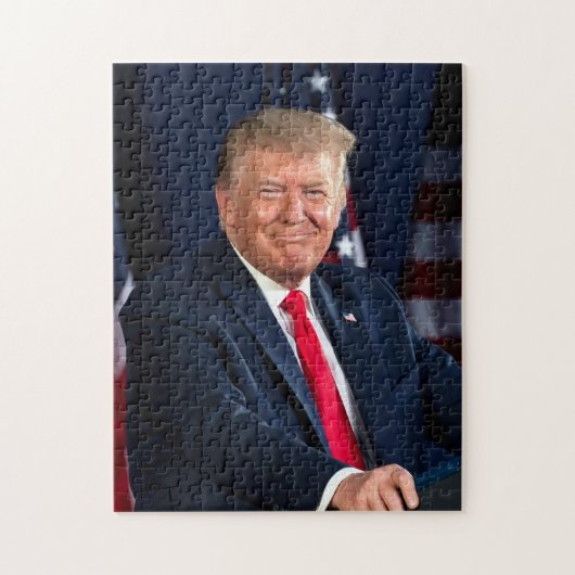 Präsident Donald Trump 4. Juli 2020 & Sig Puzzle (Vertikal)