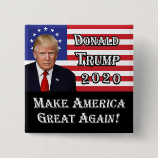 Präsident Donald Trump - Amerika wieder groß mache Button