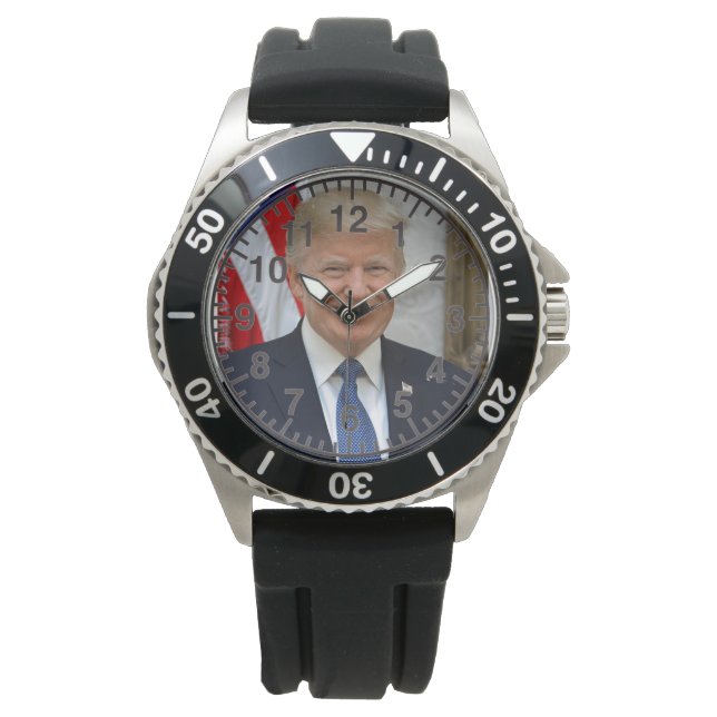 Präsident Donald Trump Armbanduhr (Vorderseite)