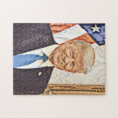 Präsident Donald Trump Art Puzzle (Horizontal)