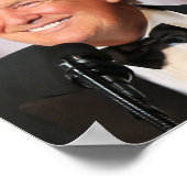 Präsident Donald Trump bei seiner Amtseinführung Poster (Ecke)