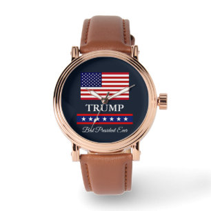PRÄSIDENT DONALD TRUMP BEST PRÄSIDENT JE ARMBANDUHR