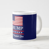 PRÄSIDENT DONALD TRUMP BEST PRÄSIDENT JE Jumbo-Tasse (Vorderseite Rechts)