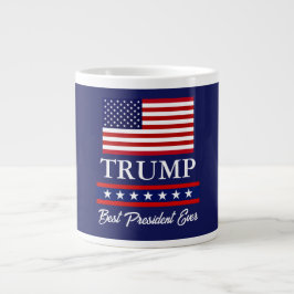 PRÄSIDENT DONALD TRUMP BEST PRÄSIDENT JE Jumbo-Tasse