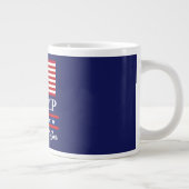 PRÄSIDENT DONALD TRUMP BEST PRÄSIDENT JE Jumbo-Tasse (Rechts)