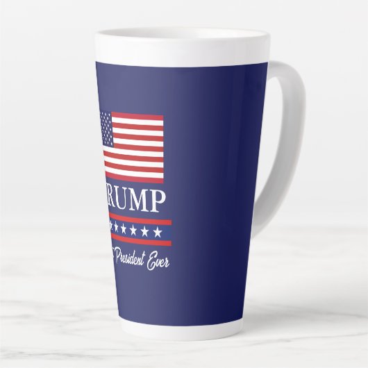 PRÄSIDENT DONALD TRUMP BEST PRÄSIDENT JE MILCHTASSE (Rechte Ecke)