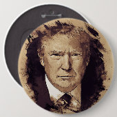 Präsident Donald Trump Button (Vorne & Hinten)