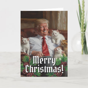 Präsident Donald Trump Cats Kittens Weihnachten 20