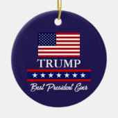 PRÄSIDENT DONALD TRUMP CHRISTMAS ORNAMENT (Vorne)