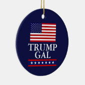 PRÄSIDENT DONALD TRUMP CHRISTMAS ORNAMENT (Rechts)