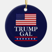 PRÄSIDENT DONALD TRUMP CHRISTMAS ORNAMENT (Vorne)