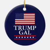 PRÄSIDENT DONALD TRUMP CHRISTMAS ORNAMENT (Hinten)