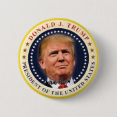 Präsident Donald Trump Einweihung Souvenir Button (Vorderseite)