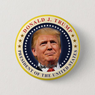 Präsident Donald Trump Einweihung Souvenir Button