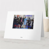 Präsident Donald Trump First Lady Melania Karte (Rückseite)