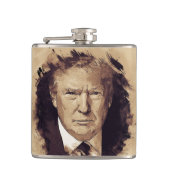 Präsident Donald Trump Flachmann (Vorderseite)