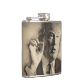 Präsident Donald Trump Flachmann (Rechts)