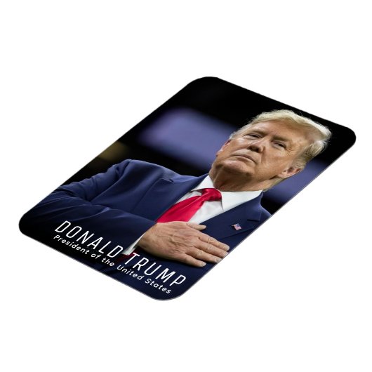 Präsident Donald Trump Flexible Foto Magnet (Linke Seite)
