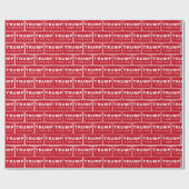 Präsident Donald Trump Forever Red Christmas Geschenkpapier (Flach)