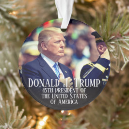 Präsident Donald Trump Foto Keepake Ornament
