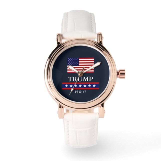 PRÄSIDENT DONALD TRUMP FRAUEN ARMBANDUHR (Vorderseite)