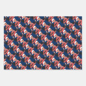 Präsident Donald Trump frohe Weihnachten Geschenkpapier Set (Vorderseite)