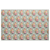Präsident Donald Trump fröhlicher Weihnachtsmann | Stoff (Fat Quarter (45,7 x 55,9 cm))