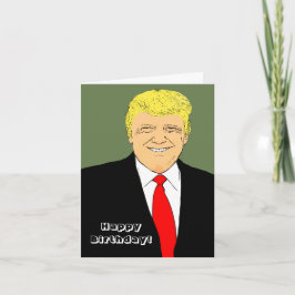 Präsident Donald Trump Funny Birthday wünscht Karte