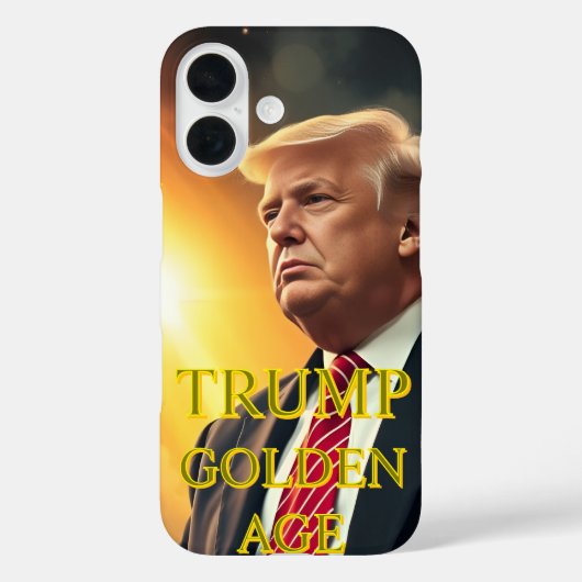 PRÄSIDENT DONALD TRUMP GOLDEN AGE Case-Mate iPhone HÜLLE (Rückseite)