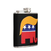 Präsident Donald Trump GOP Elephant Hair Flachmann (Rechts)