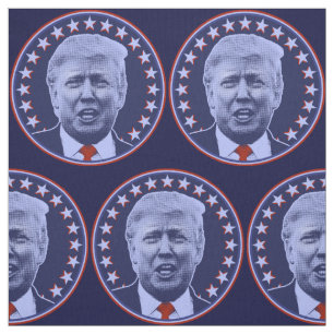 Präsident Donald Trump im Blau Stoff