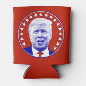 Präsident Donald Trump in Rot Dosenkühler (Vorderseite)