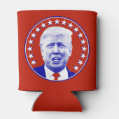 Präsident Donald Trump in Rot Dosenkühler (Rückseite)