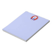 Präsident Donald Trump in Rot Notizblock (Rotiert)