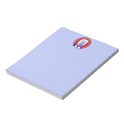 Präsident Donald Trump in Rot Notizblock (Rotiert)