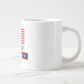 PRÄSIDENT DONALD TRUMP JUMBO KAFFEE TASSE (Rechts)