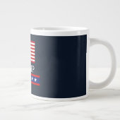 PRÄSIDENT DONALD TRUMP JUMBO KAFFEE TASSE (Rechts)