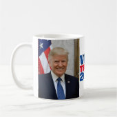 Präsident Donald Trump Kaffeetasse (Links)