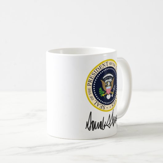 Präsident Donald Trump Kaffeetasse (VorderseiteRechts)